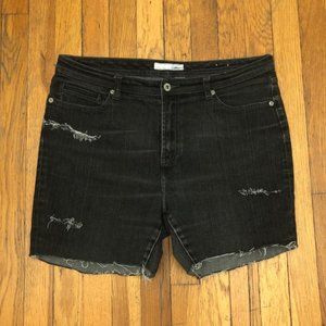 Chico’s Plus Mid-rise Cutoffs